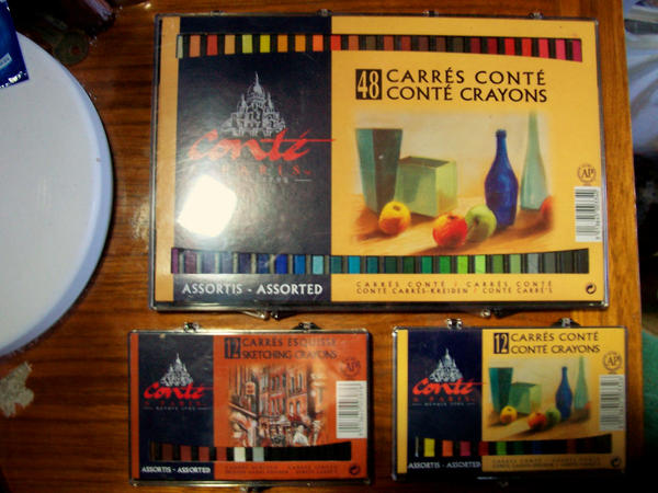 Color Conte Color Conte Crayons by robertsloan2 on DeviantArt