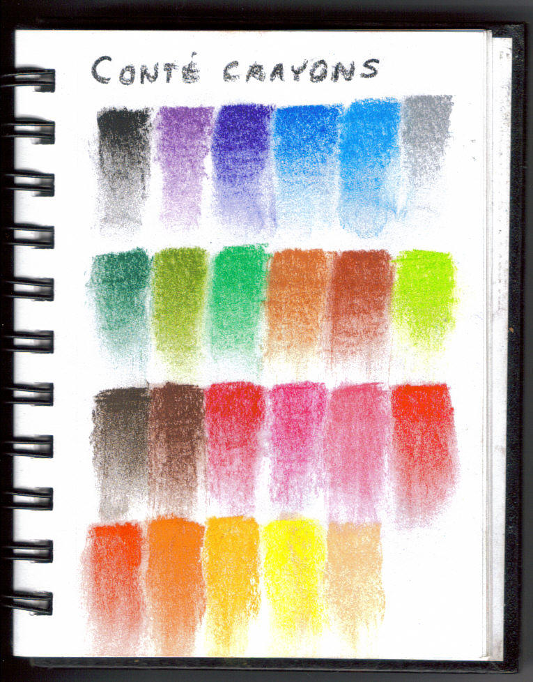 24 Colored Conte Crayons by robertsloan2 on DeviantArt