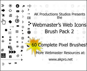 Web Icons Brush Pack 2