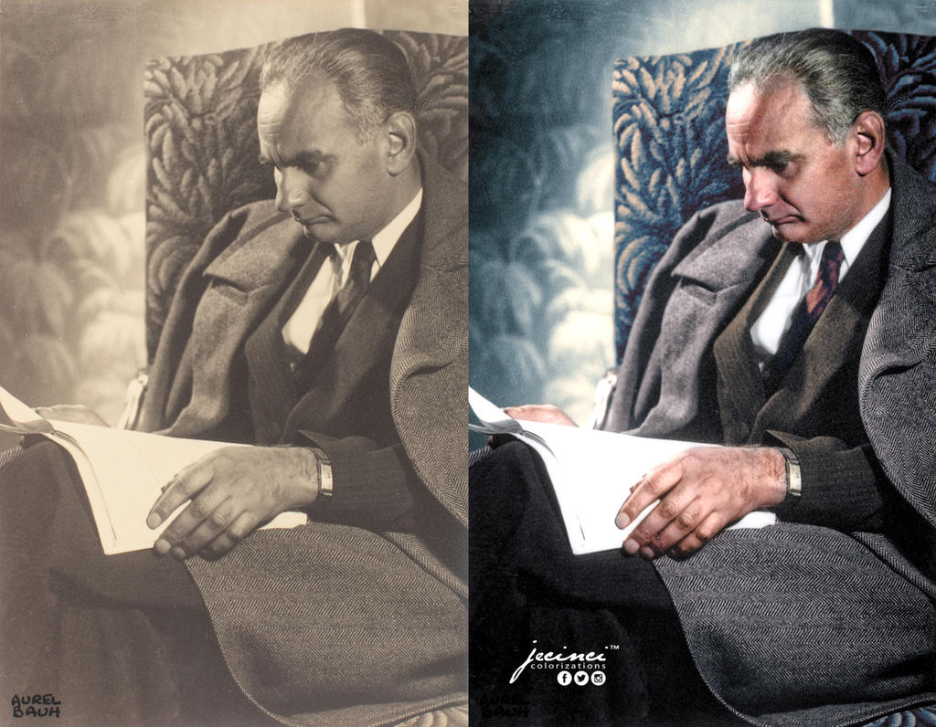 Geo Bogza - colorized by jecinci