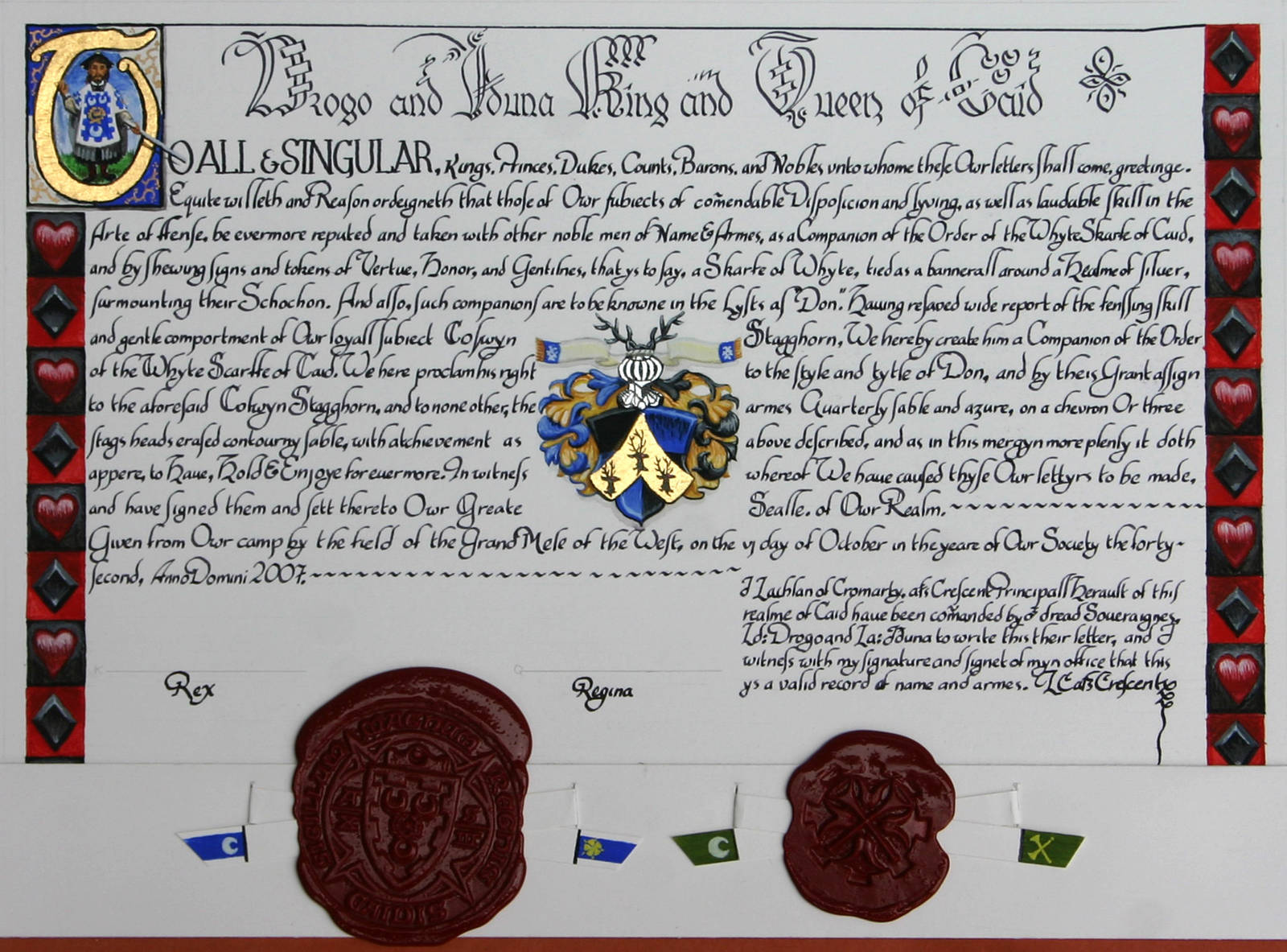 A Grant of Armes by WorldsEdge
