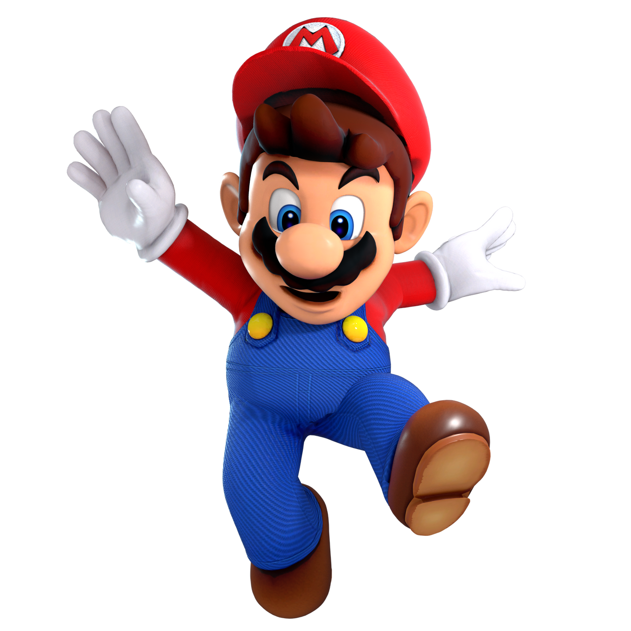 Mario Slipping Mario falling (render) by NaffyBng on DeviantArt