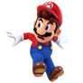 Mario surprised by something (render)