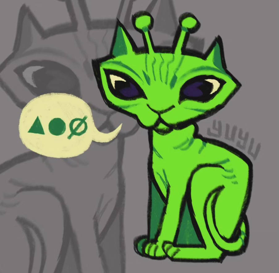 Alien cat by Yuyuctm on DeviantArt