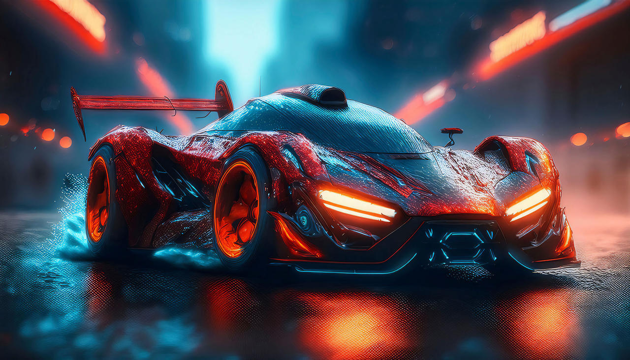 Neon Racing Fire Neon Racers 278 by ArtFireForge on DeviantArt