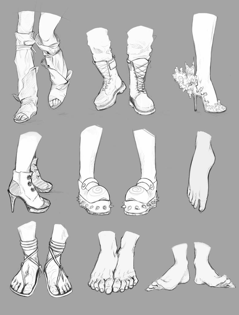 Feet and Boots References by NimeniCanine on DeviantArt
