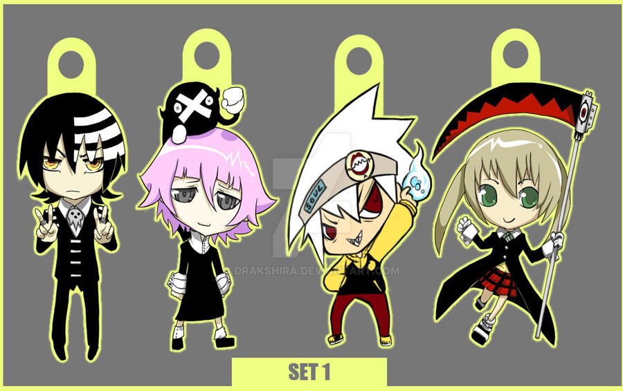 SOUL EATER Keychain SET I