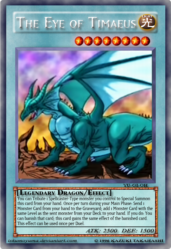 yugioh card eye of timaeus The (Platinum Secret Rare) - RA04-EN192 - Platinum Secret Rare An individual card from the Yu Amazon.com: Yu-Gi-Oh! The Eye of