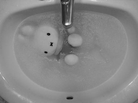 Miffy in the bath..