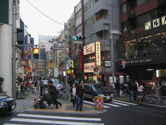 One of the street at Shibuya