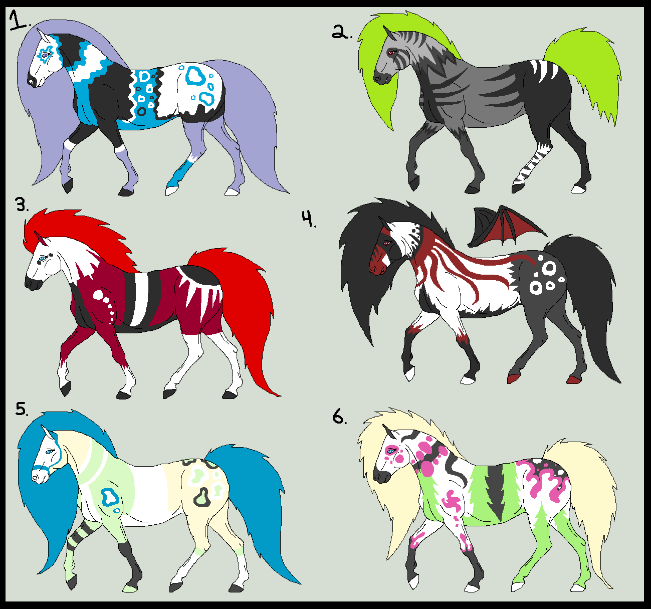 Horse Adoptables Set 5