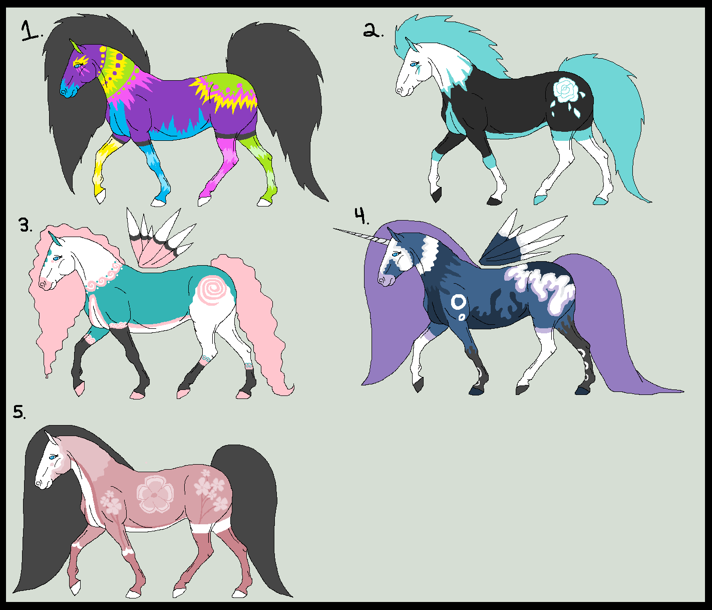 Horse Adoptables Set 6