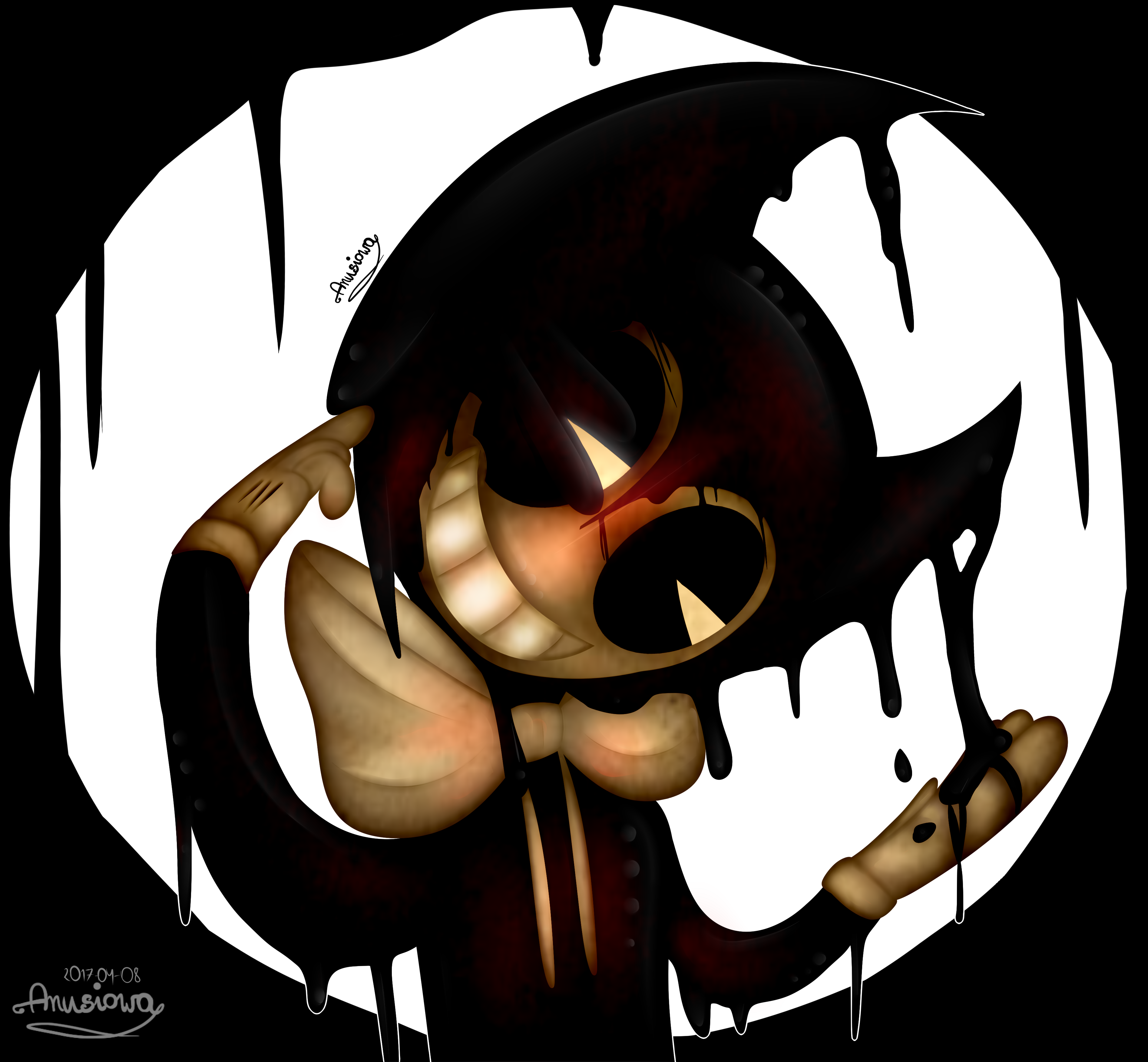 Ink Bendy (Bendy and the Ink Machine) by Vertell on DeviantArt