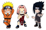 Naruto Team 7 Chibi