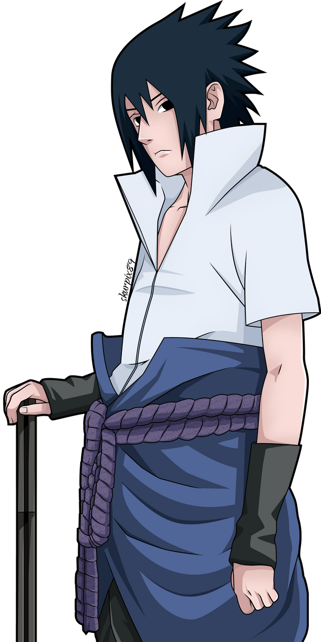 Uchiha Sasuke Cool Pose by Skurpix on DeviantArt