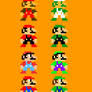 Mario and Luigi in Different Game Styles