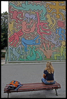 Keith Haring wallpainting