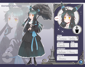 Chara-ref : Lucrecia Umbra by AzuraLine Chara-ref : Lucrecia Umbra by AzuraLine