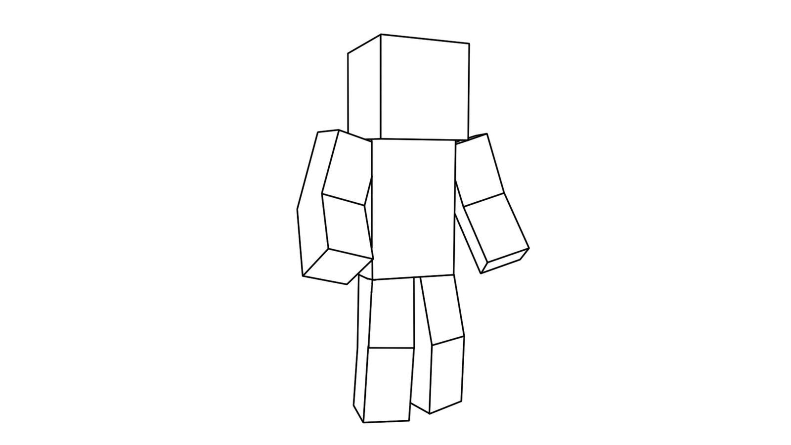 Minecraft Base: Standing (White Background) by MinecraftBases on DeviantArt