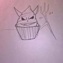 demon cupcake request