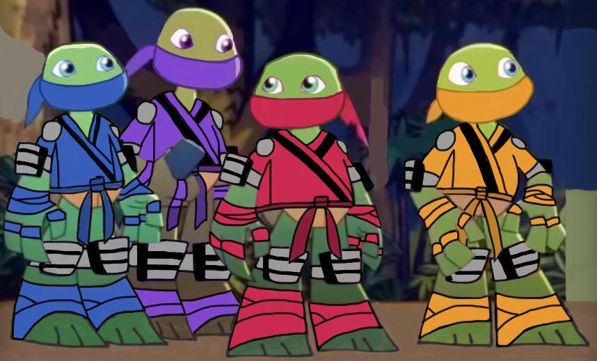 TMNT Half Shell Heroes: Kimono variant 2 by calmoose415 on DeviantArt