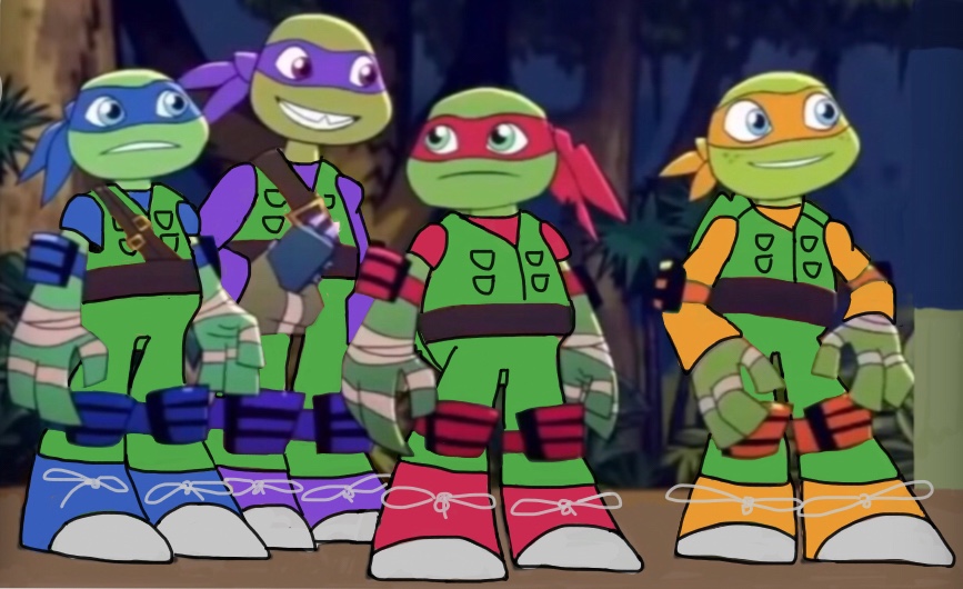 TMNT Half Shell Heroes: Clothes variant by calmoose415 on DeviantArt