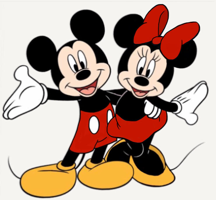 Mickey and Minnie Mouse Red Version by calmoose415 on DeviantArt