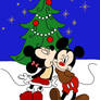 Mouse Couples: Rudolph the Red Nose Reindeer