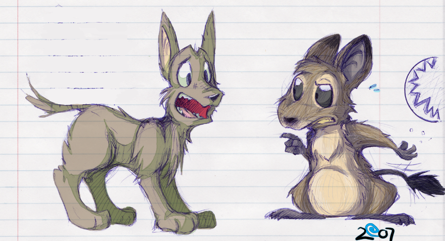 A tiny dog or a huge degu by RYOKA on DeviantArt