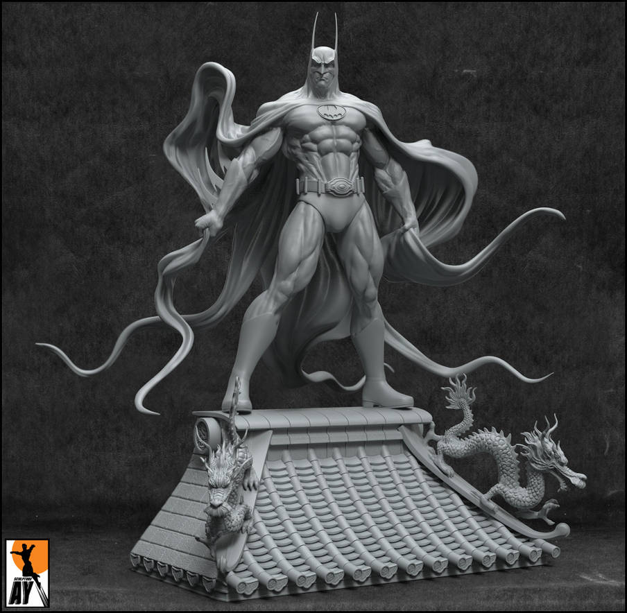 Batman-Hong Kong by AYsculpture on DeviantArt