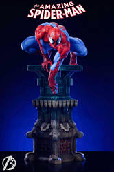 Spiderman on the watch Sculpt