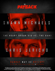 Chris Jericho VS. Shawn Michael Poster