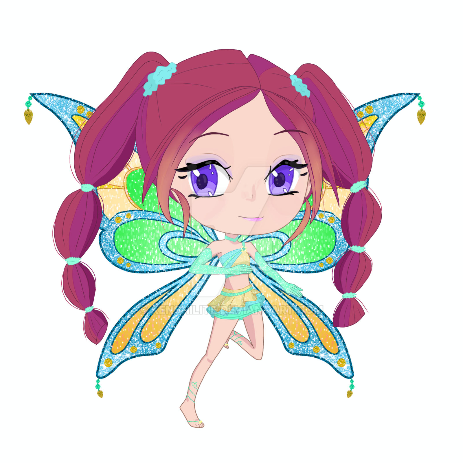 Chibi Roxy Winx Roxy Chibi Enchantix by Kenshilite on DeviantArt