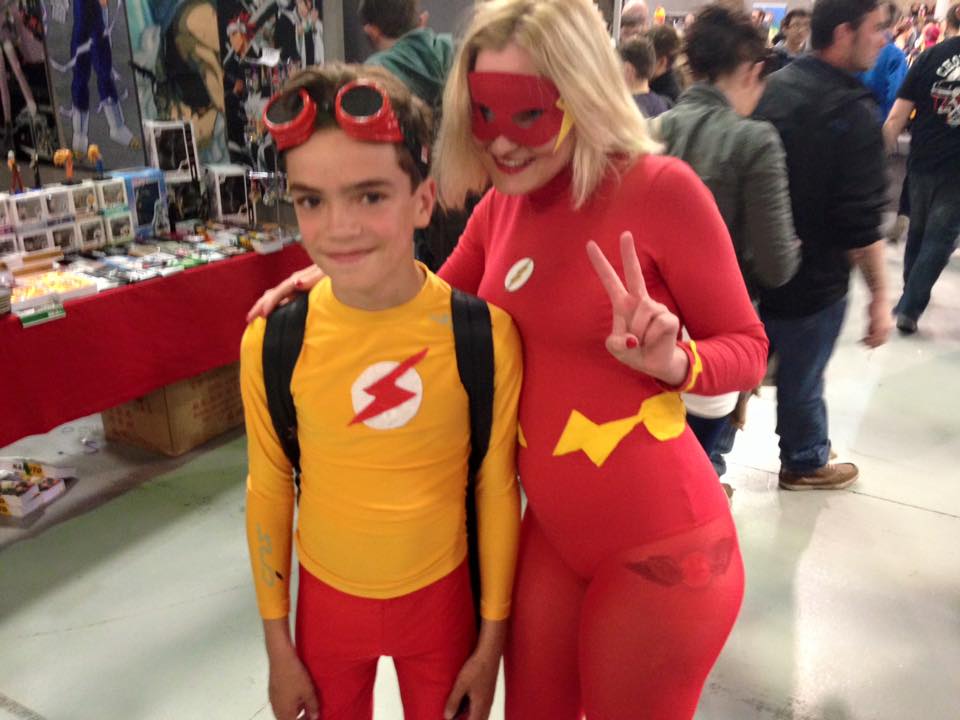 With Kid Flash!