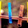 On the clothesline