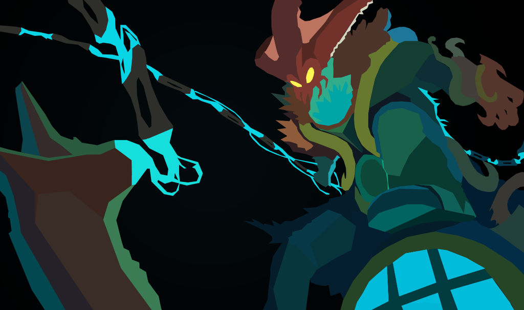 Deep Thre Low Poly// Deep Terror Thresh by grapplinghooks on DeviantArt