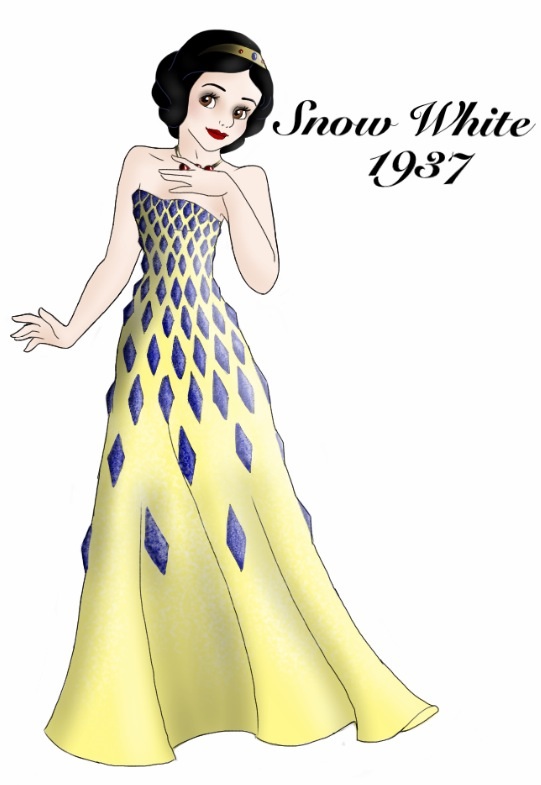 Snow White designer gown