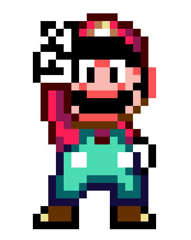 Mario Think Sign Peace Sign Mario by iiPlex on DeviantArt