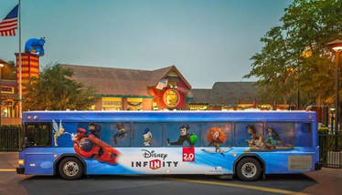 Disney Infinity Bus Wrap