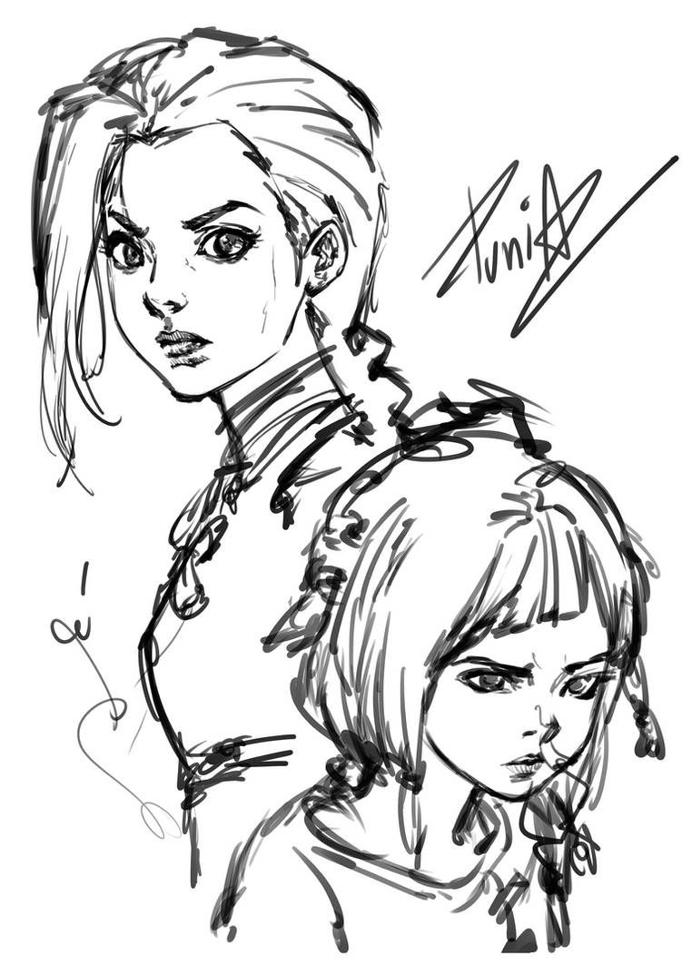 Jinx and Powder by punching on DeviantArt