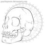 Skull Tattoo Lineart