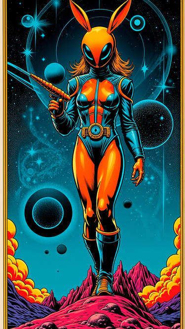 Sexy space bunny ranger