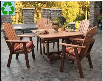 Poly-Wood 5 Pc. Classic Dining Set