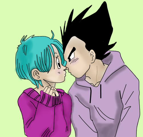 Vegeta y Bulma by FantasmaG on DeviantArt Vegeta y Bulma by FantasmaG on DeviantArt