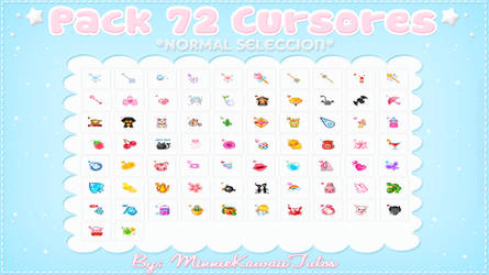 Pack 72 cursores normal seleccion