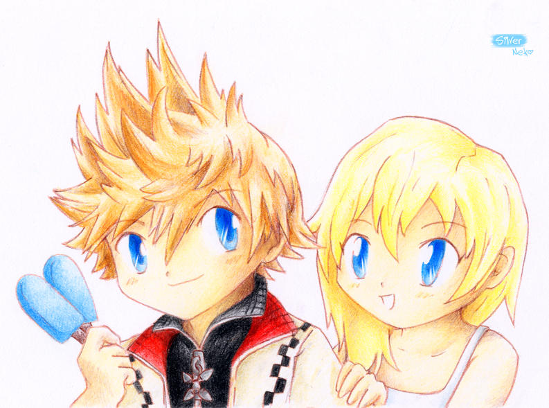 Namine Roxas Roxas and Namine by SilverNeko-Alchemist on DeviantArt