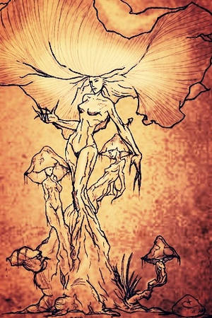Mushroom Queen by artbylumi Mushroom Queen by artbylumi