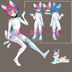 non biary anthro bunny adoptable (OPEN)