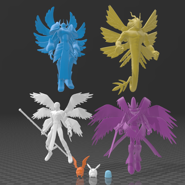 Patamon Digievolution Patamon Digivolution 3d models by wolengel on DeviantArt