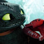 Hiccup Haddock and Toothless - Race to the Edge